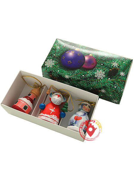 Набор "Новогодний" 3 игрушки